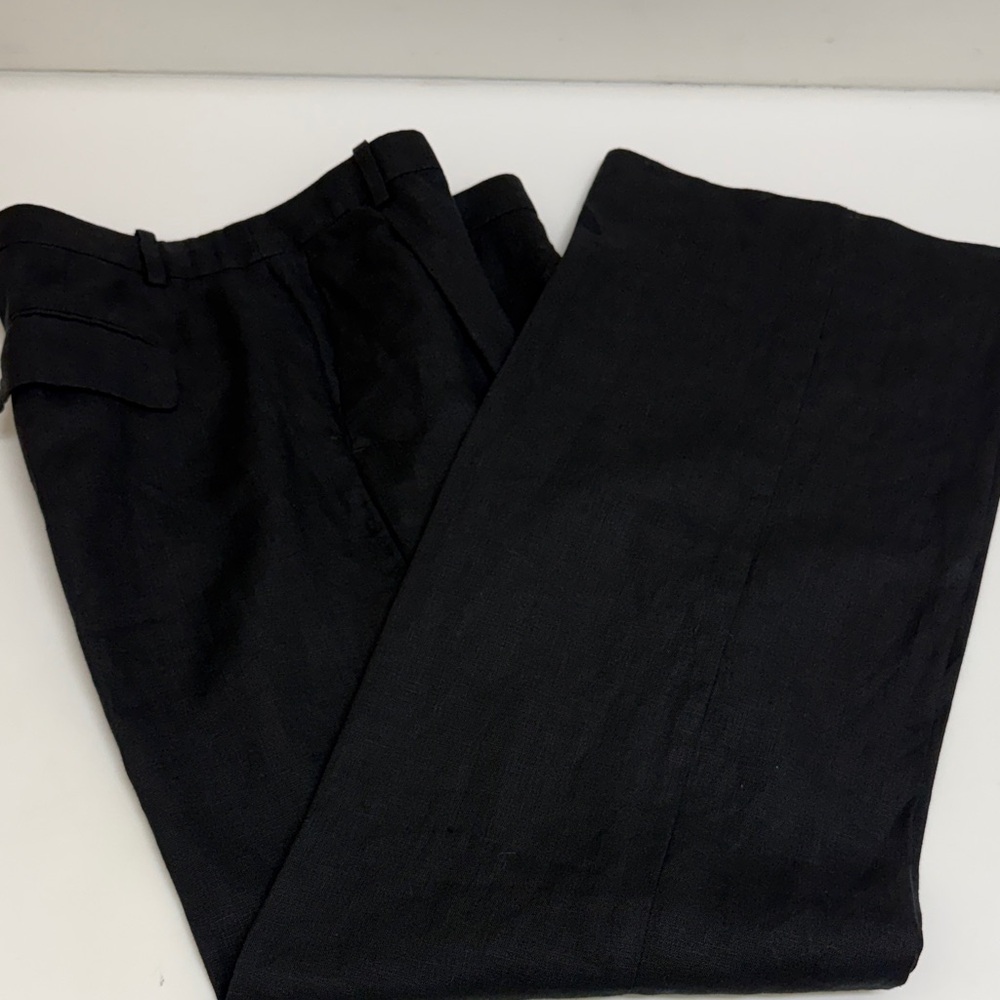 JCrew Wide Leg Essential Black Pants
